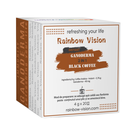 Instant Black Coffee - 2in1 - Ganoderma (20 pliculete)