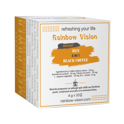 Daily Instant Coffee 5in1 cu Ganoderma+Graviola - 400g veg (20 de portii)