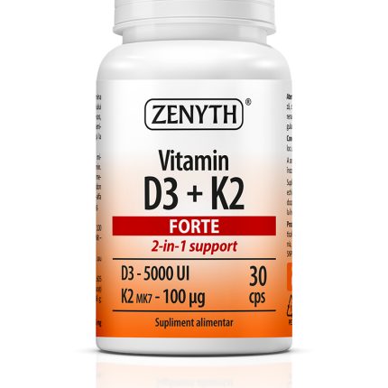 Vitamina D3 5000 UI + K2 Forte