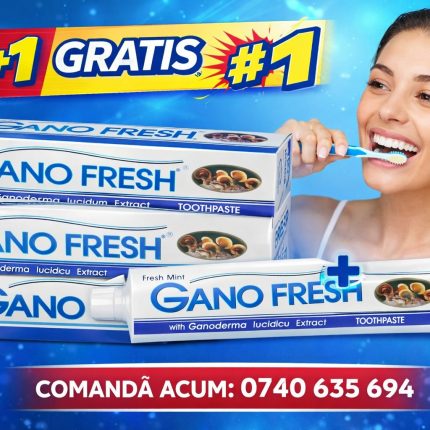Gano Fresh – pastă de dinți -100g   2+1gratis