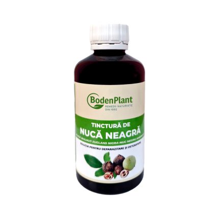 Tinctură de Nucă Neagră 200ml – soluție naturală pentru detoxifiere și deparazitare eficientă