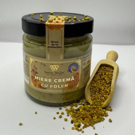 Miere cu creme cu polen 480gr