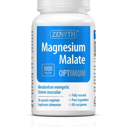Magneziu Malat Optimum 1000 mg, 30 capsule