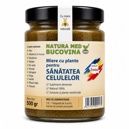 Mierea cu plante pentru Sănătatea Celulelor-500gr